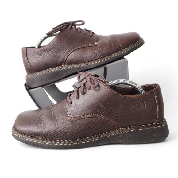 Born Leather Square Toe‎ Oxfords Brown B6032 i2 Men\'s 10/44 main image 8